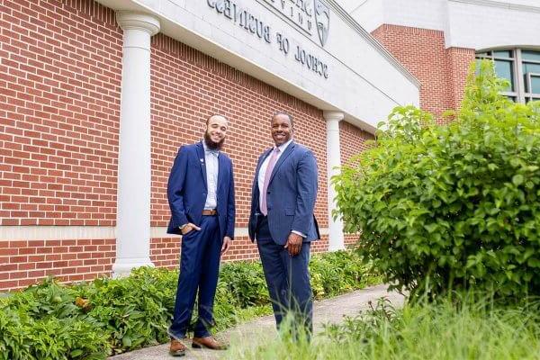 LAMP Mentor James Imoh and Joseph Cooper